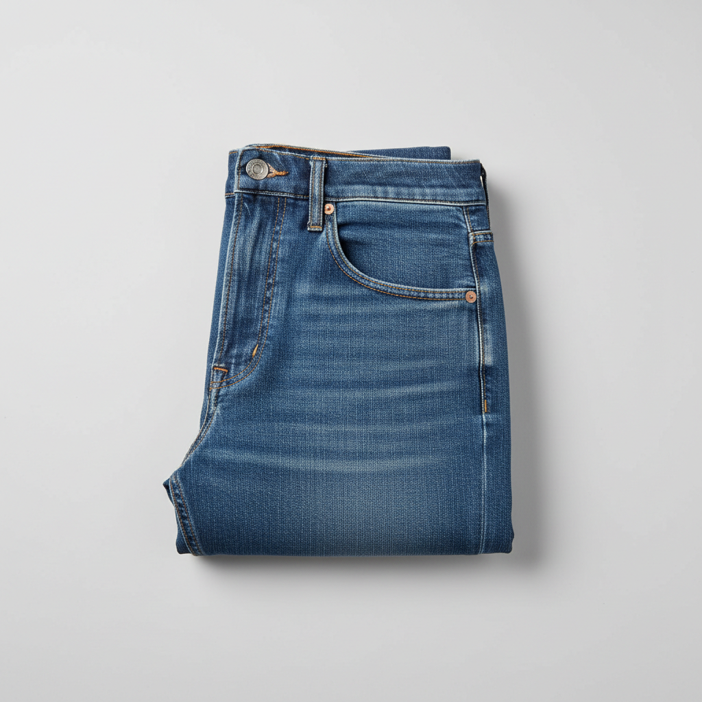 Straight Fit Denim Jeans