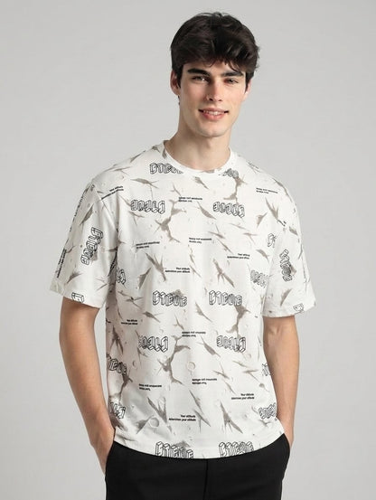 Men's Drop Shoulder Tee – Soft Fabric | Trendy Oversized Fit