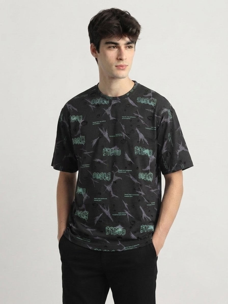 Men's Trendy Drop Shoulder Tee – Soft Fabric | Relaxed Oversized Fit